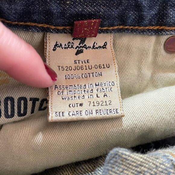 7 For All Mankind Men’s Bootcut Jeans size 33 - Picture 10 of 10